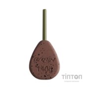 Грузило Brain In-Line Flat Lead 140g 2шт/уп Brown (1858.32.20)