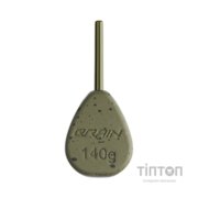 Грузило Brain In-Line Flat Lead 140g 2шт/уп Green (1858.32.10)