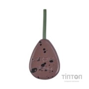 Грузило Brain In-Line Flat Lead 150g 2шт/уп Brown (1858.32.21)
