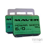 Грузило Maver набір Power Shots 10/0 (2.817g) 100g (1300.36.04)