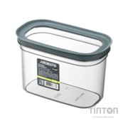 Харчовий контейнер Ardesto Fresh 1.55л, пластик, прямокутна, сірий (AR1309GG)
