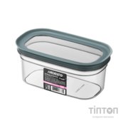 Харчовий контейнер Ardesto Fresh 1л, пластик, прямокутна, сірий (AR1308GG)