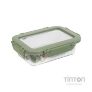 Харчовий контейнер Herevin Container-Green-Peach герметичний 0.6 л (161426-100)