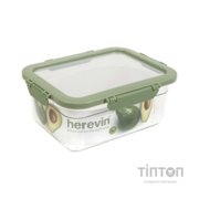 Харчовий контейнер Herevin Container-Green-Peach герметичний 2.2 л (161420-100)