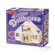 Ігровий набір Melissa&Doug Мебльований Дерев'яний Будиночок (MD795)