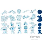 Набір для творчості Janod Штампи Воїни 30 шт. (J07798)