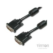 Кабель DVI to DVI 24+1pin, 5.0 m DIGITUS (AK-320101-050-S)