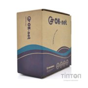 Кабель мережевий OK-Net UTP cat.5e зовнішній 100м (U/UTP-cat.5E-SL patch AWG26) (КГПП-ВП (100) 4*2*0,48 / 100)
