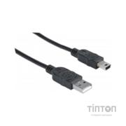Кабель USB 2.0 AM/mini 5PM 1.8 м Manhattan (333375)