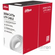 Кабель вита пара Dahua DH-PFM920I-5EU-U UTP CAT5e 305 м (0.5 мм)