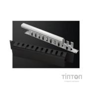 Кабельний організатор 19" 2U гребінка, RAL 9005 MIRSAN (MR.OKK2U19.01)