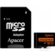 Карта пам'яті Apacer 256GB microSD class 10 UHS-I U3 (AP256GMCSX10U8-R)