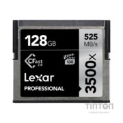 Карта пам'яті Lexar 128GB Compact Flash 3500x Professional (LC128CRBEU3500)