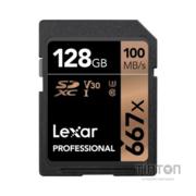 Карта пам'яті Lexar 128GB SDXC class 10 UHS-I U3 V30 667x Professional (LSD128B667)