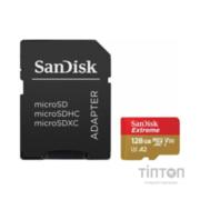 Карта пам'яті SanDisk 128GB microSDXC class 10 A2 V30 UHS-I U3 Extreme (SDSQXA1-128G-GN6AA)