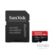 Карта пам'яті SanDisk 128GB microSDXC class 10 UHS-I U3 A2 Extreme Pro (SDSQXCY-128G-GN6MA)