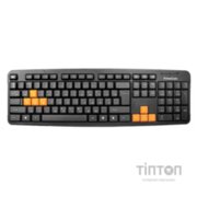 Клавіатура FRIMECOM FC-838 Black/Orang