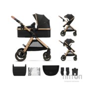 Коляска Kinderkraft 2 в 1 Esme Black (KSESME00BLK2000) (5902533929665)