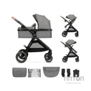 Коляска Kinderkraft 2 в 1 Esme Grey (KSESME00GRY2000) (5902533929658)