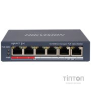 Комутатор Hikvision DS-3E0106P-E/M(B) POE