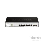 Комутатор мережевий D-Link DGS-1210-08P/E