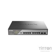 Комутатор мережевий D-Link DSS-200G-10MPP