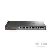 Комутатор мережевий D-Link DSS-200G-28MPP