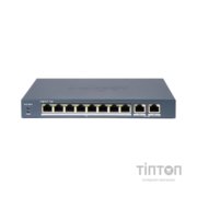 Комутатор мережевий Hikvision DS-3E1310P-EI(B)