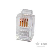 Конектор EvroMedia RJ11 4P4C (P44)