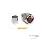 Конектор N Type Male обжим RG-8/RG-213/LMR400/SYV-50-7/7D-FB Voltronic (YT42112)