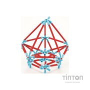 Конструктор Hape Flexistix Креативні фігури 133 деталі бамбуковий (E5565)