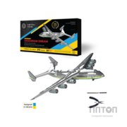 Конструктор Metal Time Колекційна модель Ukrainian Dream Official Edition механічний літак Мрія АН-225 офіційне видання (MT001)