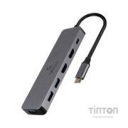 Концентратор Cablexpert USB-C 3-in-1 (A-CM-COMBO3-03)
