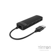 Концентратор Orico USB 2.0 to 4xUSB black (CA914876)