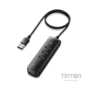 Концентратор Ugreen CM416 4-port 1.0m USB2.0 active (80657)