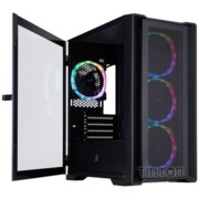 Корпус 1stPlayer T4-BK-4FS7 Black