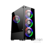 Корпус для ПК 1stPlayer V2-A-BK-4F1