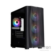 Корпус для ПК 1stPlayer X3-M-BK-4F1