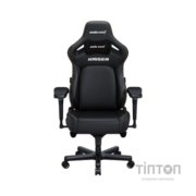 Крісло ігрове Anda Seat Kaiser 4 PVC Size L Black (AD12YDDC-L-20-B-PV/C)