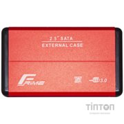 Кишеня зовнішня Frime HDD/SSD USB3.0 Red (FHE23.25U30)