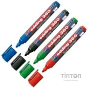 Маркер Edding Board e-360 1,5-3 мм, round tip, SET 4colors (blister PVC) (360/4/BL)