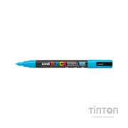 Маркер UNI Posca, 0.9-1.3мм, Блакитний (PC-3M.L.Blue)