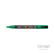 Маркер UNI Posca, 0.9-1.3мм, Зелений (PC-3M.Green)