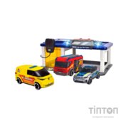 Машинка для дітей Dickie Toys набір Рятувальна станція (3716027)
