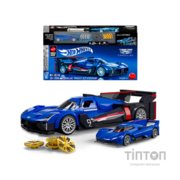 Масштабна модель автомобіля Hot Wheels Brick Shop Speed Cadillac Project GTP Hypercar 236 деталей (JFR89)