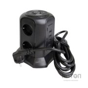 Мережевий фільтр живлення Patron SP-1663-USBTW (EXT-PN-SP-1663-USBTW)