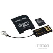 MicroSD Kingston 16Gb class 10 з адаптером + USB reader
