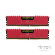 Модуль пам'яті DDR4 16GB Vengeance LPX Red CORSAIR 3200 MHz