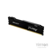 Модуль пам'яті для комп'ютера DDR3 8GB 1866 MHz Fury Beast Black Kingston Fury (ex.HyperX) (KF318C10BB/8)