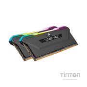 Модуль пам'яті для комп'ютера DDR4 16GB (2x8GB) 3600 MHz Vengeance RGB Pro SL Black Corsair (CMH16GX4M2Z3600C18)